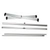 Cross Single banner adjustable height 31.5" Reusable Banner Travel Display 31-1/2" Poster Size Silver Anodized Aluminium, Telescopic Pipe (One) view 3