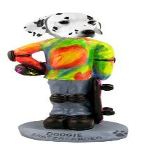 Dalmatian Skateboarder Doogie Collectable Figurine