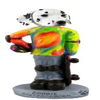 Dalmatian Skateboarder Doogie Collectable Figurine