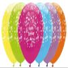 Latex Balloons Happy Birthday Brights Mix view 1