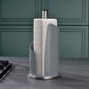 kela Kitchen roll Holder, Upright, for Thick Rolls, Kitchen roll Holder 33.5 cm high, Stella, Grey Stainless Steel view 3