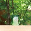 ADERIA Tsugaru Vidro F71166 Tsugaru Vidro Figurine, Parent Owl, Green, Made in Japan, Decorative Box, Decorative, Cute, Bird, Gift, Women's, Mother's Day, Father's Day, Couple, Housewarming Gift, view 2