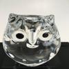 (ADERIA) Glass Ornament, Child Owl, Clear F-71220 view 3