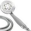HOTEL SPA - Handheld Shower Head High Pressure - 4.25 Inch Rain Shower Head - 7-setting, Shower Head with Handheld Spray, Ultra-Luxury, Showerspa (Chrome) view 1