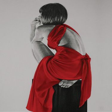 T. Good "Trudy Good Red XXIV Canvas Print, Cotton, Multi-Colour, 3.20 x 30.00 x 40.00 cm