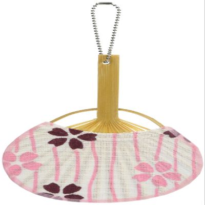 Shikoku Group Fan [Unisex] Bean Fan Strap Flowing Water Sakura