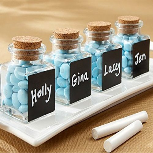 96 Chalkboard Glass and Cork Favor Jars