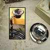 DLusso Designs W6852 Murano Design Round Shape Clear Stone Bag Holder44; Pack Of - 4. view 1