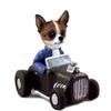 Chihuahua Brindle & White Hot Rod Doogie Collectable Figurine view 1