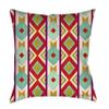 Manual Woodworkers & Weavers Square Indoor/Outdoor Pillow, 18-Inch, Ikat, Mint view 1
