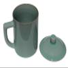 16 oz. Dark Celadon Coffee Mug with Lid view 3
