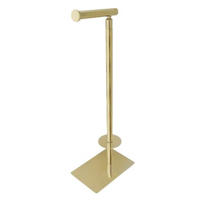 Kingston Brass CC8002 Claremont Freestanding Toilet Paper Holder, Polished Brass