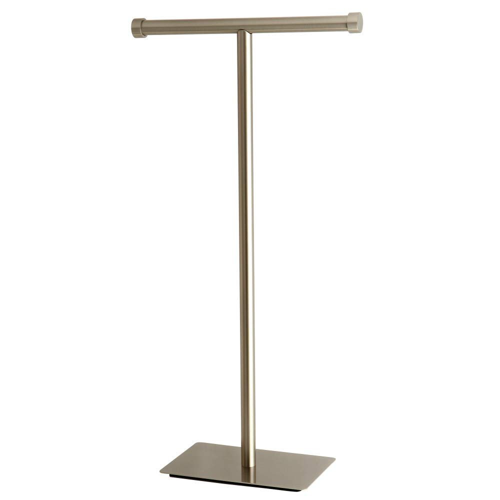Kingston Brass CC8108 Claremont Toilet Roll Holder, Brushed Nickel 11.63 x 5.13 x 22.81