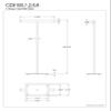 Kingston Brass CC8108 Claremont Toilet Roll Holder, Brushed Nickel 11.63 x 5.13 x 22.81 view 2