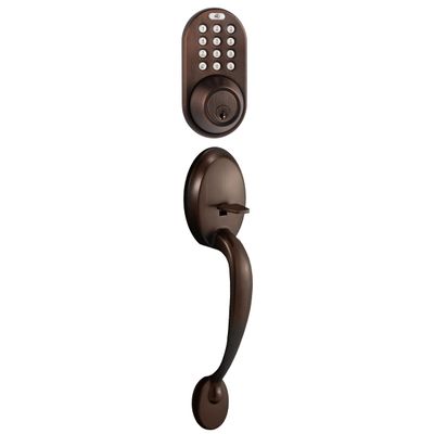 MiLocks BDF-02OB Electronic Touchpad Entry Keyless Deadbolt Handleset Combo