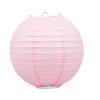 Liroyal 10" Pink Round Paper Lantern - (10 Pack) view 1
