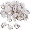Merriway BH01601 Twin Wheel Curtain Track Rollers, Pack of 100 Smooth Gliding Replacement Rollers for Curtains & Tracks view 1