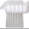 Vegetable Brush with Scraper Edge 1 Each(Pack of 12) view 2