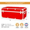 Rhino Trunk & Case Classic Camp & College Trunk with Wheels. 30"x17"x13", 1500+ lbs Capacity - Many Colors, Soft-Close Lid. Strong, USA Made Summer Camp Footlocker and Secure Dorm Storage Chest view 2