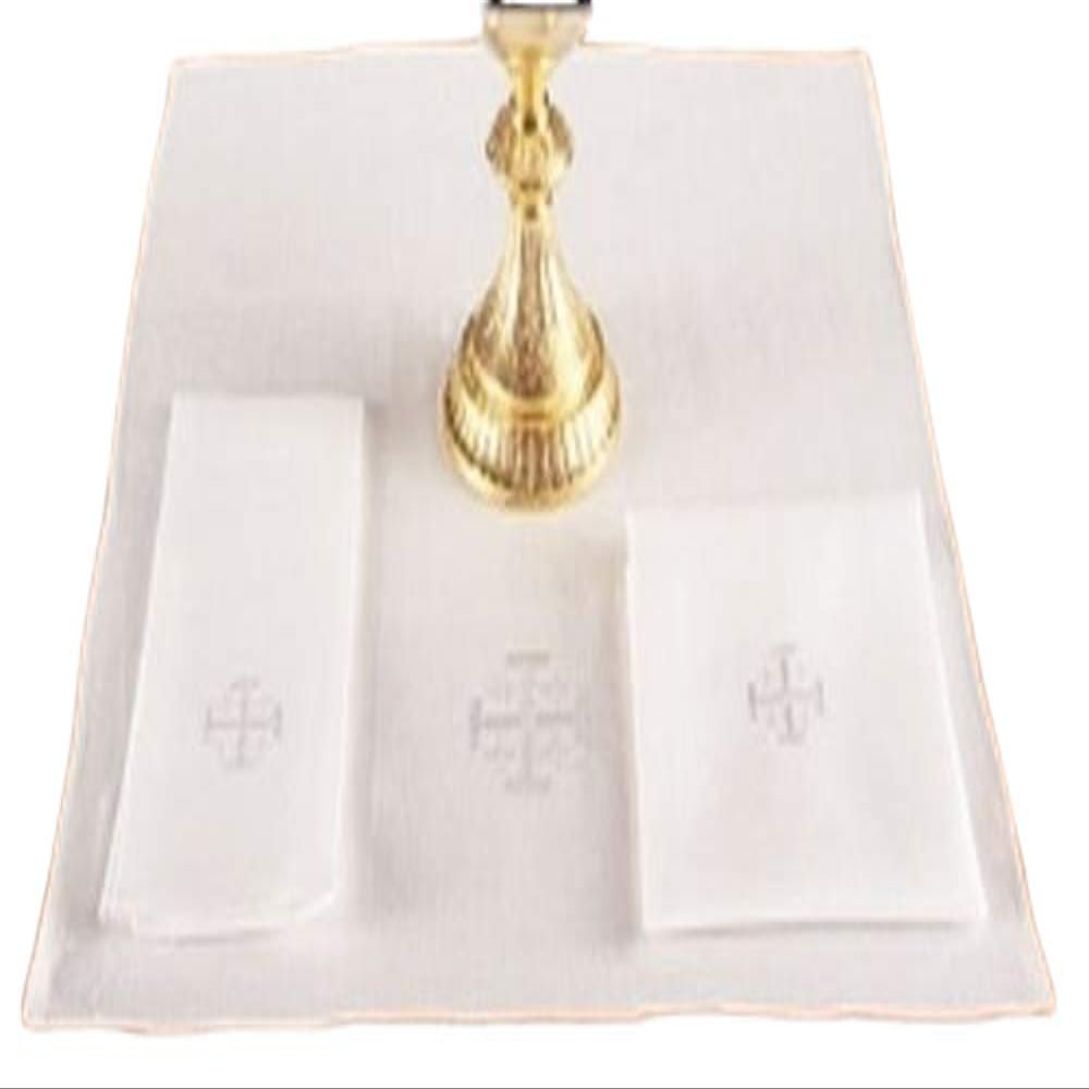 100% Linen Jerusalem Cross Corporal - 4/pk