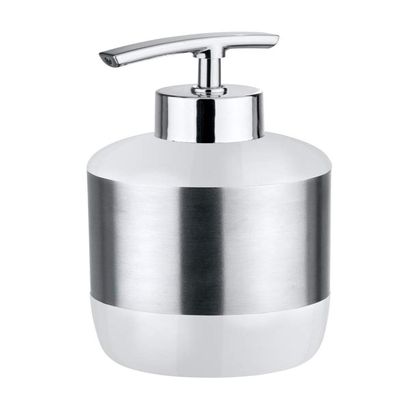 Wenko "Loft Soap Dispenser, White/Silver