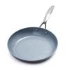 GreenPan Valencia Pro Hard Anodized Healthy Ceramic Nonstick 10" Frying Pan Skillet, PFAS-Free, Induction, Dishwasher Safe, Oven Safe, Gray view 1