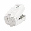 Leviton 102-WP 60 Pack 15Amp 125V Cord outlet Polarized Non-Grounding view 1