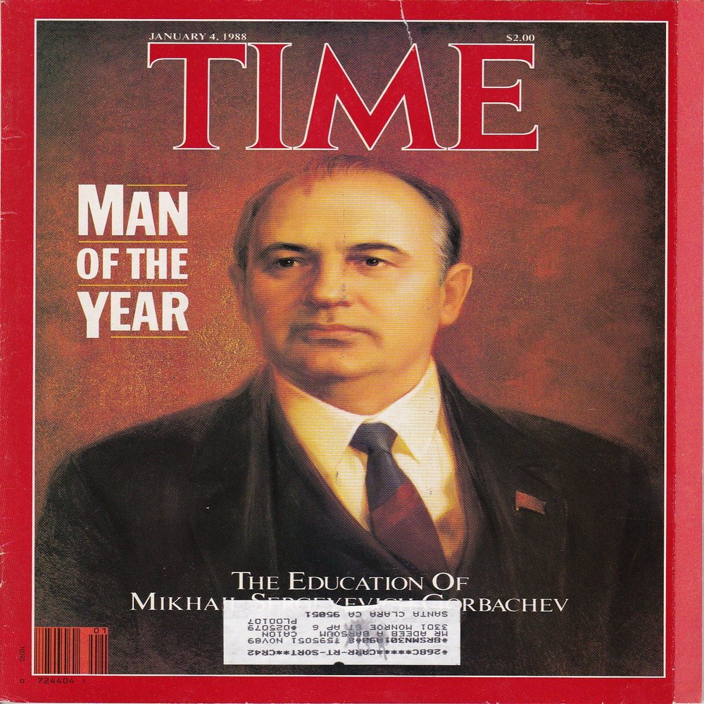 Time Magazine January 4, 1988 Man Of The Year