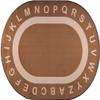 Joy Carpets Endless Alphabet Rug, Mocha, 10'9" x 13'2" view 1