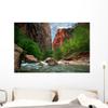 Wallmonkeys River in Zion Canyon Wall Decal Peel and Stick Graphic WM180514 (48 in W x 32 in H) view 1