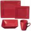 10 Strawberry Street Nova Square 16 pc Dinnerware Set, Red view 2