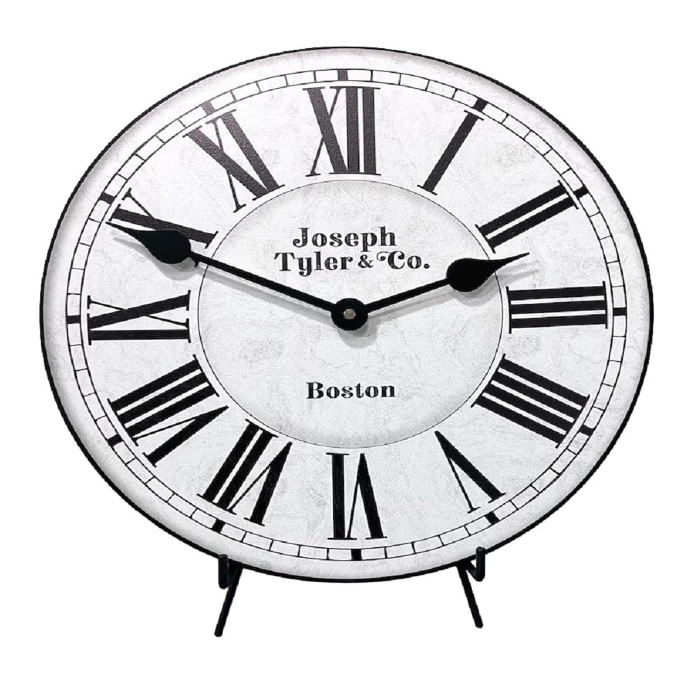 Classic White Wall Clock | Ultra Quiet Quartz Mechanism | Hand Made in USA Beautiful Crisp Lasting Color | Comes in 8 Sizes | 36-Inch