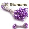 Vintage Two-Tone Stamen, Floral Top, 144-Piece Set, Pink & White by The Crafts Outlet view 3