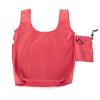 Mato & Hash Reusable Grocery Bags | Foldable w/Integrated String Pouch | Ripstop Nylon Tote - 100PK Red CA2650 view 3