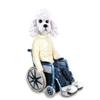 Poodle White w/Sport Cut Wheelchair Doogie Collectable Figurine view 1