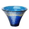  Toyo Sasaki Glass 42085G-SHB Cold Sake Glass, Blue, 2.2 fl oz (65 ml), Blessed Cup, Mt. Fuji, Gold Navy Blue, Made in Japan view 2