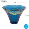  Toyo Sasaki Glass 42085G-SHB Cold Sake Glass, Blue, 2.2 fl oz (65 ml), Blessed Cup, Mt. Fuji, Gold Navy Blue, Made in Japan view 3