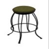 3000 Georgian 30" Swivel Bar Stool with Black Wrinkle Finish and Graph Parrot Seat view 1