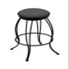 3000 Georgian 30" Swivel Bar Stool with Black Wrinkle Finish and Canter Storm Seat view 1