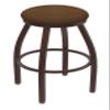 HBS XL 802 Misha 30" Swivel Bar Stool with Bronze Finish and Rein Thatch Seat view 1