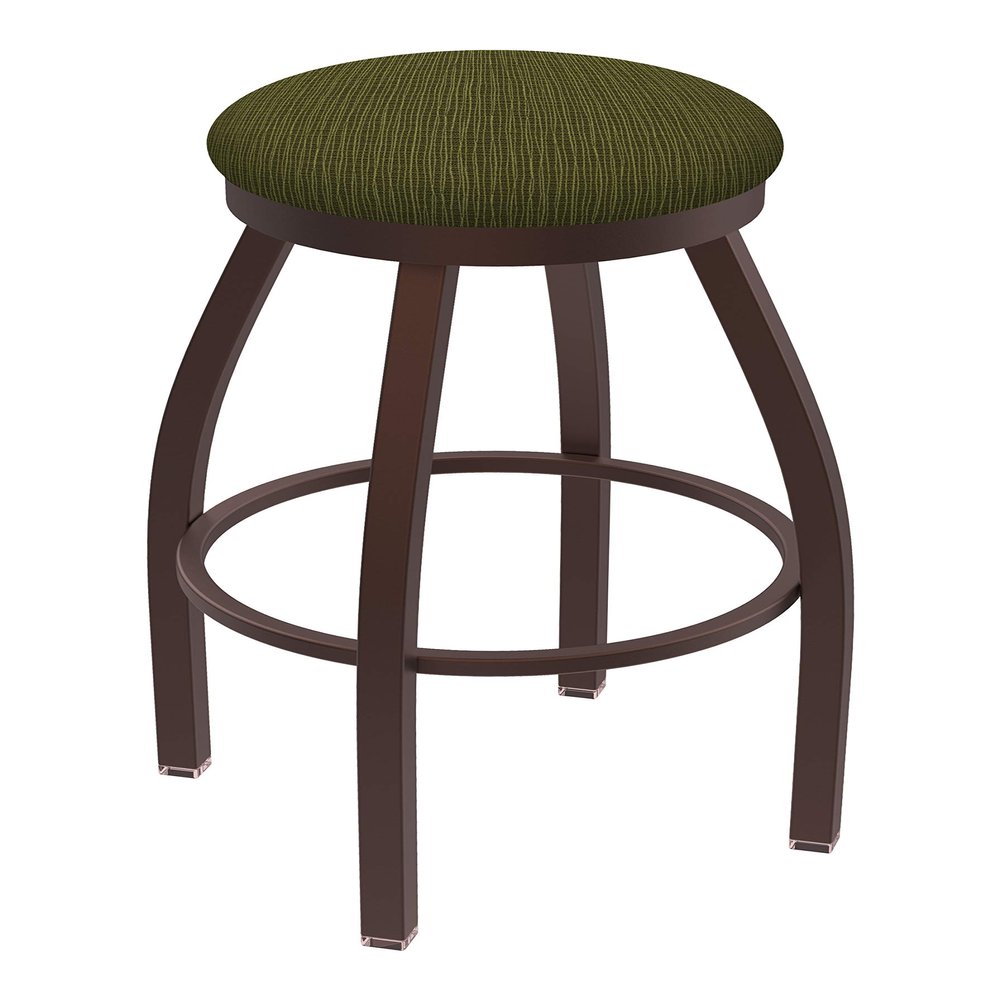 802 Misha 30" Swivel Bar Stool with Bronze Finish and Graph Parrot Seat