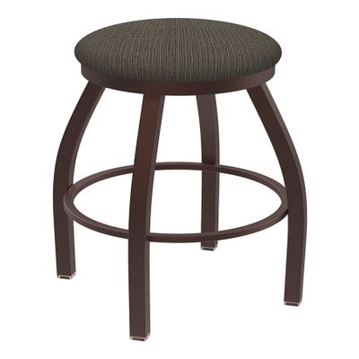 802 Misha 30" Swivel Bar Stool with Bronze Finish and Graph Chalice Seat