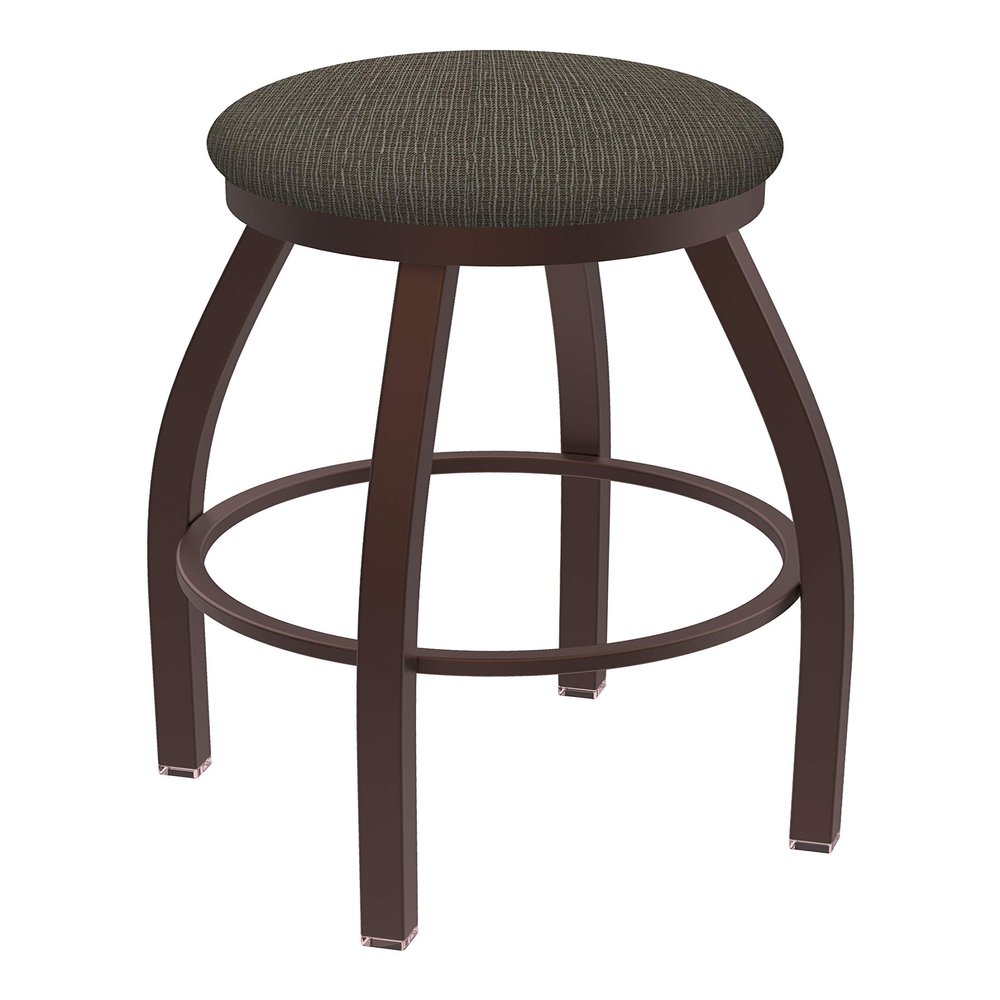 802 Misha 30" Swivel Bar Stool with Bronze Finish and Graph Chalice Seat
