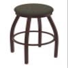 802 Misha 30" Swivel Bar Stool with Bronze Finish and Graph Chalice Seat view 1