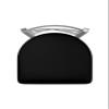 820 Catalina Stainless Steel 30" Swivel Bar Stool with Black Vinyl Seat view 3