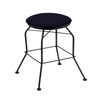 3020 30" Swivel Bar Stool with Black Wrinkle Finish and Canter Twilight Seat