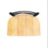 XL 820 Catalina 30" Swivel Bar Stool with Black Wrinkle Finish and Natural Maple Seat view 3