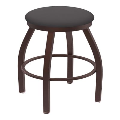 802 Misha 30" Swivel Bar Stool with Bronze Finish and Canter Storm Seat