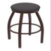 802 Misha 30" Swivel Bar Stool with Bronze Finish and Canter Storm Seat view 1