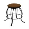 3000 Georgian 30" Swivel Bar Stool with Black Wrinkle Finish and Canter Thatch Seat view 1